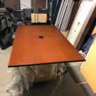 Atalaya 7'6_ x 4 rectangular conference room table with cable access