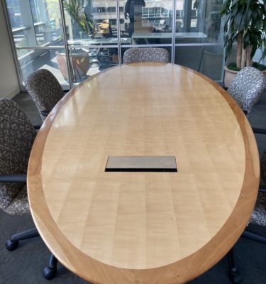 Gerald oval conference room table