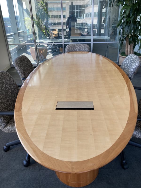 Gerald oval conference room table