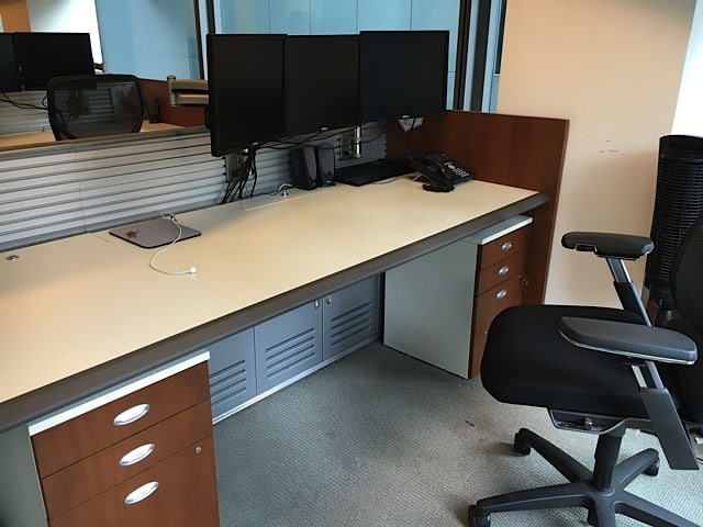 Used Woodtronics Trading Desks From Rnk Capital Saraval Industries