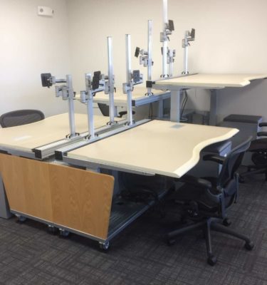 Trading Desks Used Office Furniture Nyc Saraval Industries One Liberty Sit Stand Woodtronics Trading Desk