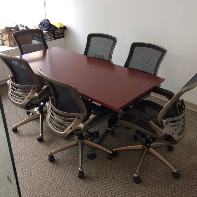 Used Conference & Break Room Tables Cherry Saraval Industries