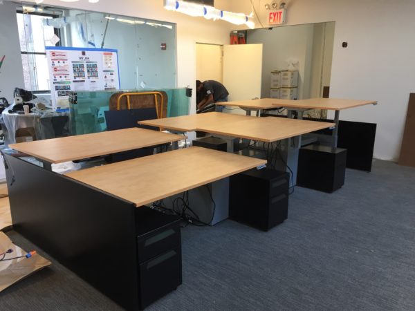 Stonepoint - Electronically Adjustable Sit / Stand Technical tables in various heights