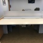 AQR - White Trading Desk Manufactured by LaCour front view