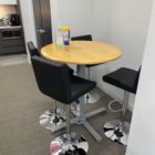 small breakroom table and chairs