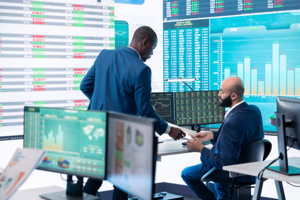 financial trading floor security team